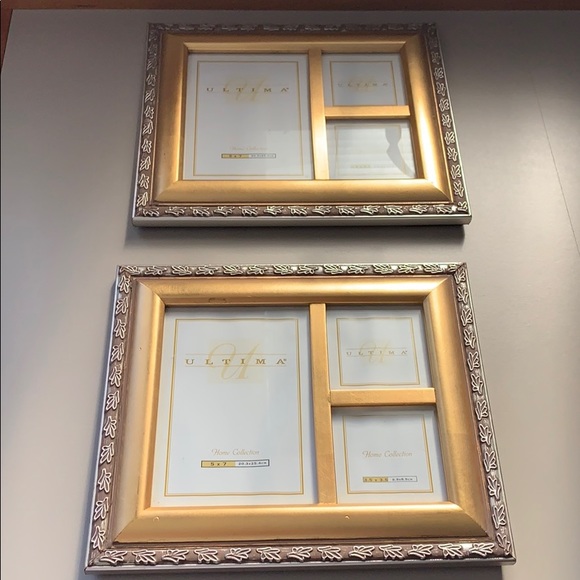 Ultima Accents Euc 2 Vintage Gold Tone Picture Frames Poshmark